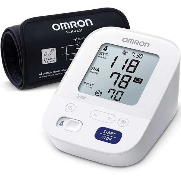 Electronic tensiometer. On arm OMRON M3 COMFORT